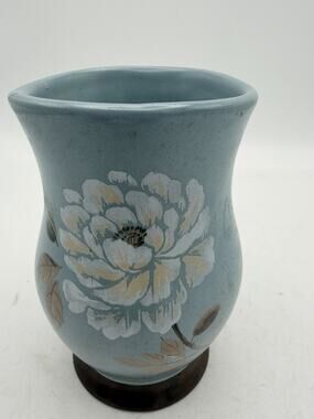 Essential Home Blue White Floral Ceramic Jar Pottery Printed Backstamp China